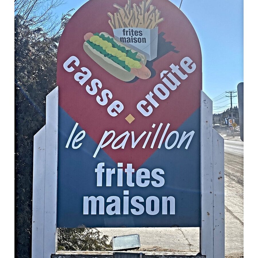 Enseigne du Casse-Croûte Le Pavillon